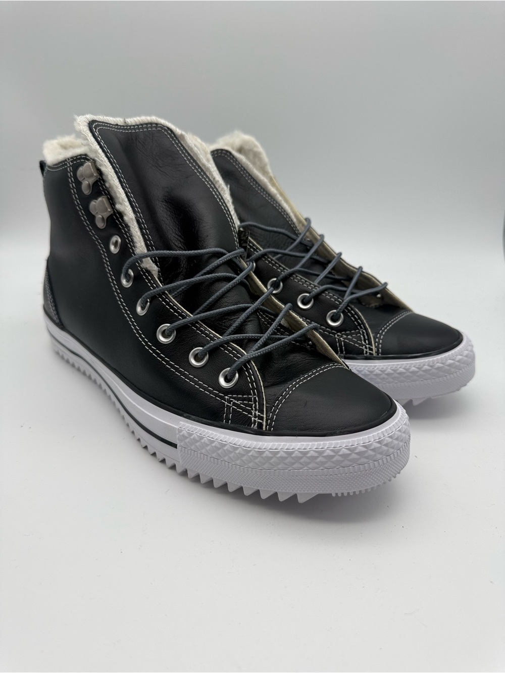 BRAND NEW Converse Chuck Taylor City Hiker Black Shearling Hi Top Men's Sz 11